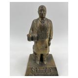 Set of 2 Vintage Cast Metal Figurines: Courvoisier & Schmidt