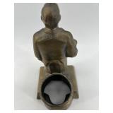 Set of 2 Vintage Cast Metal Figurines: Courvoisier & Schmidt