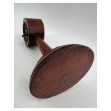 Antique German Mantel Clock with Wooden Stand