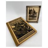 WWI Memorabilia Collection: Soldier Portrait, Prayer Book, & Souvenir Hanky