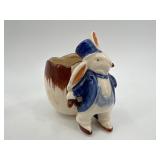 Set of 4 Vintage Japanese Ceramic Figurines with Shaker and Holder