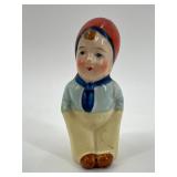 Set of 4 Vintage Japanese Ceramic Figurines with Shaker and Holder