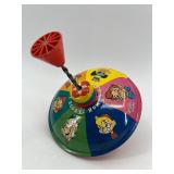 Vintage Howdy Doody Tin Spinning Top Toy