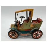 Set of 3 Vintage Tin Wind-Up Cars and Bus