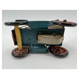 Set of 3 Vintage Tin Wind-Up Cars and Bus