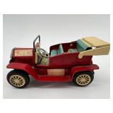 Set of 3 Vintage Tin Wind-Up Cars and Bus