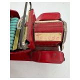 Set of 3 Vintage Tin Wind-Up Cars and Bus