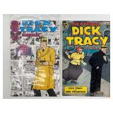 Vintage Dick Tracy Comic Collection and Mystery Card Game