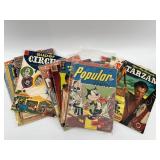 Assorted Vintage Comic Books Collection including Tarzan and More