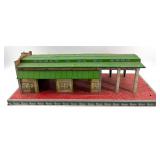 Vintage MARX Tin Litho Freight Terminal Model