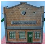 Vintage MARX Tin Litho Freight Terminal Model
