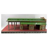 Vintage MARX Tin Litho Freight Terminal Model