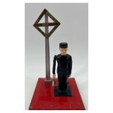 Vintage Lionel No. 1045 Railroad Crossing Flagman Toy