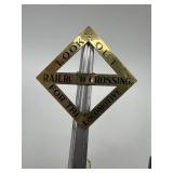 Vintage Lionel No. 1045 Railroad Crossing Flagman Toy