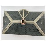 Vintage Girard Tin Litho Train Station Model