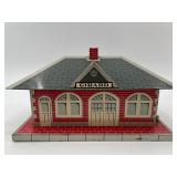 Vintage Girard Tin Litho Train Station Model
