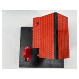 Marx Tin Litho Railroad Signal House with Parts for Repair