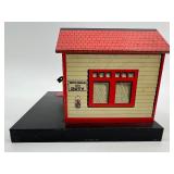Marx Tin Litho Railroad Signal House with Parts for Repair