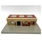 Vintage Model Train Set with Union Station and Automatic Gateman