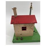 Vintage Model Train Set with Union Station and Automatic Gateman