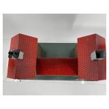 Set of 8 Vintage Tinplate Lithographed Model Buildings - Made in USA & Bavaria