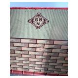 Set of 8 Vintage Tinplate Lithographed Model Buildings - Made in USA & Bavaria