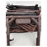 Decorative Metal Fence Set for Christmas Tree with Barn Ranch Gate and Fence