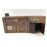 Vintage Fort Superior Playset with Log Cabin and U.S. Cavalry Supply Building