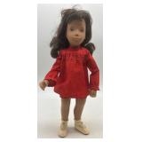 Vintage Sasha Doll in Red Dress with Original Shoes