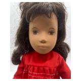 Vintage Sasha Doll in Red Dress with Original Shoes