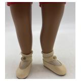 Vintage Sasha Doll in Red Dress with Original Shoes