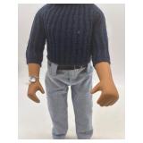 Vintage Sasha Doll with Black Sweater and Blue Jeans
