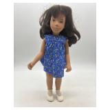 Vintage Sasha Doll in Blue Floral Dress