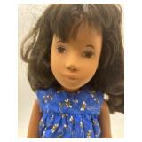 Vintage Sasha Doll in Blue Floral Dress
