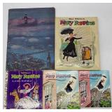Vintage Set of Mary Poppins Collectibles including Books and Figurines