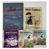 Vintage Set of Mary Poppins Collectibles including Books and Figurines