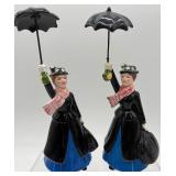 Vintage Set of Mary Poppins Collectibles including Books and Figurines