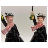 Vintage Set of Mary Poppins Collectibles including Books and Figurines