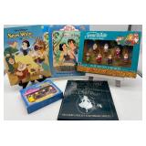 Disney Snow White Collectible Set - Books, Paper Doll, Magnets, and Figurines