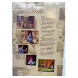 Disney 10th Anniversary Belle Doll and Ceramic Belle Figurine