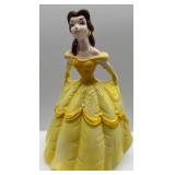 Disney 10th Anniversary Belle Doll and Ceramic Belle Figurine