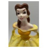 Disney 10th Anniversary Belle Doll and Ceramic Belle Figurine