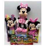 Disney Minnie Mouse Plush Set with Collectible Friends