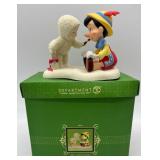 Disney Collection with Minnie Mouse Plush Toy and Snow Baby, Pinocchio Figurine