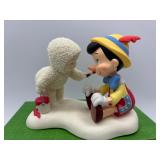 Disney Collection with Minnie Mouse Plush Toy and Snow Baby, Pinocchio Figurine