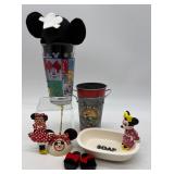 Disney Collection with Minnie Mouse Plush Toy and Snow Baby, Pinocchio Figurine