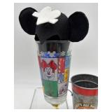 Disney Collection with Minnie Mouse Plush Toy and Snow Baby, Pinocchio Figurine