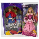 Disney Sleeping Beauty Dolls: Prince Phillip and Sparkle Princess Aurora