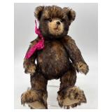 Bearly Passing Collectible Plush Bear with Pink Ribbon