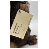 Bearly Passing Collectible Plush Bear with Pink Ribbon